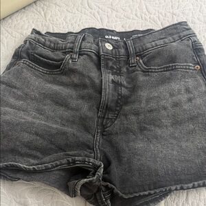 Old Navy Charcoal Denim Shorts